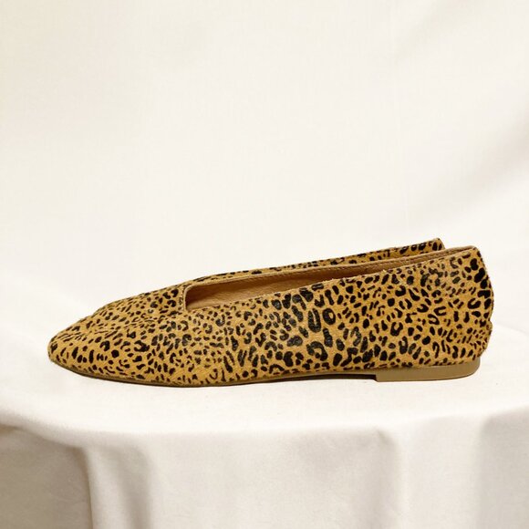 Madewell The Cory Flat in Leopard Calf Hair Size 8 - Picture 6 of 9
